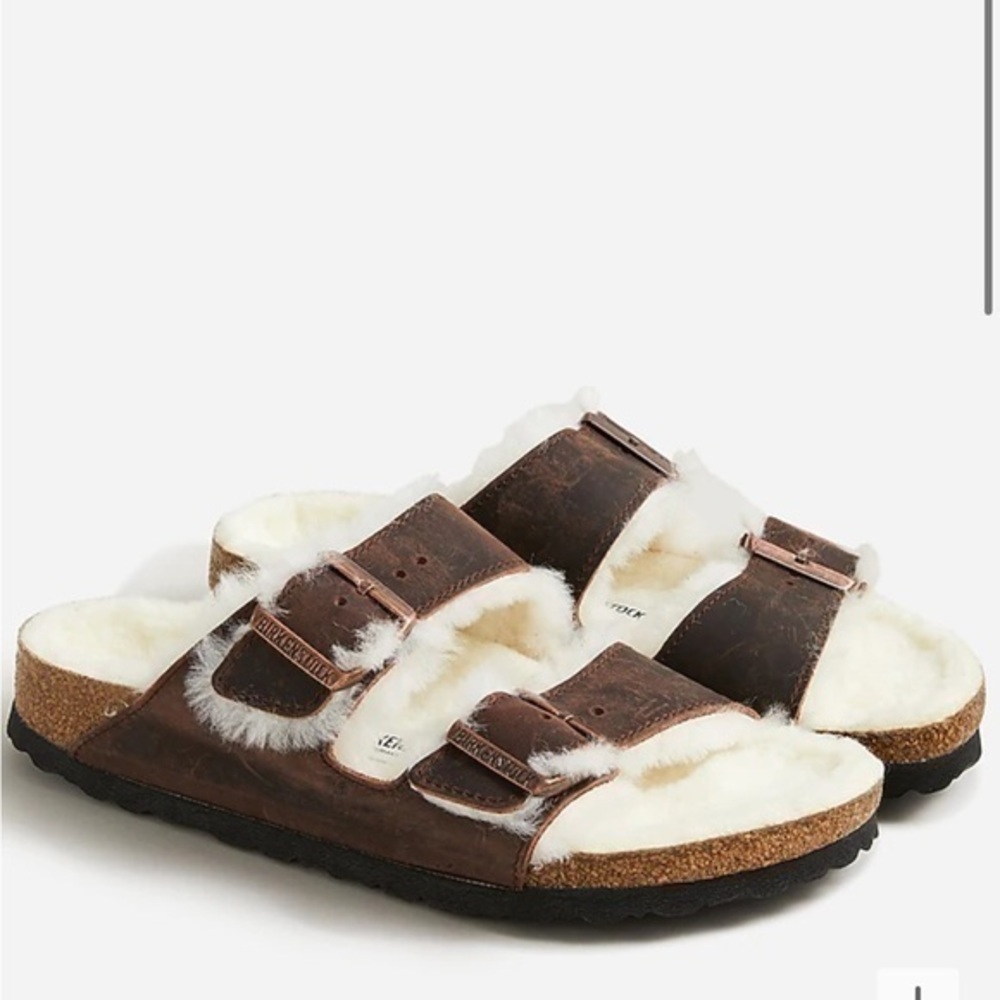 🎁🔥New ▶️ Birkenstock ◀️ Arizona Shearling Sandals EU 43 Men’s 10